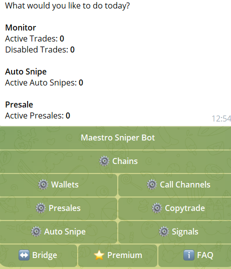 Caractéristiques du robot ETH Maestro