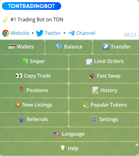 TonTradingBot Features