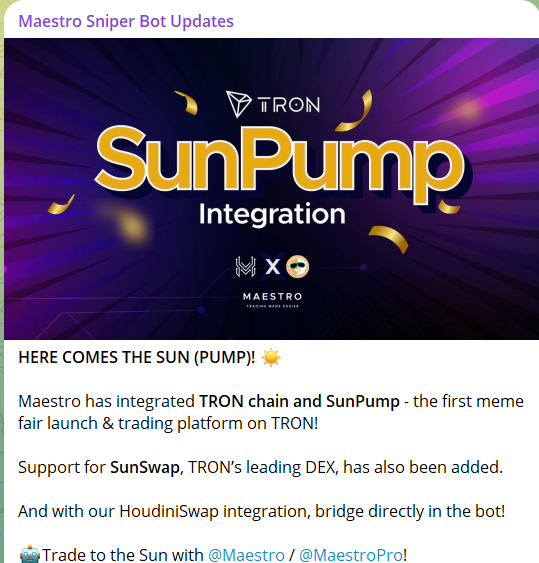 sunpump integration maestro