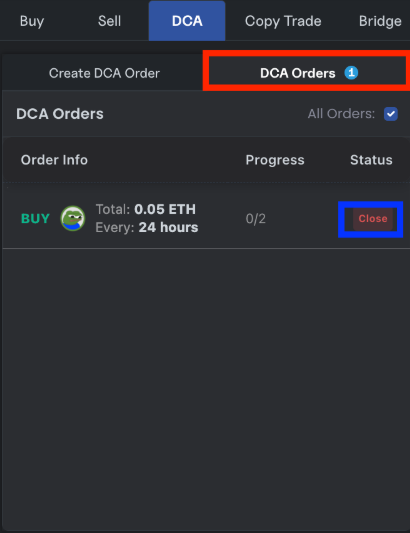 dca ethereum bot