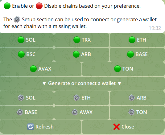 multi chain sniper bot