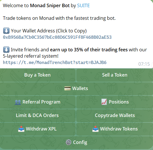 sniper bot telegram monad